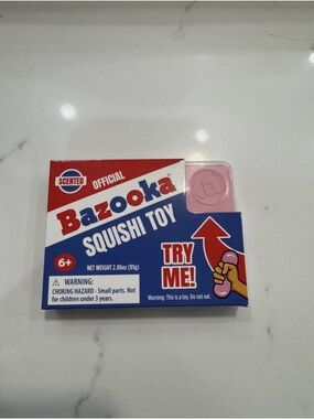 Bazooka Gum Squishy Toy Scented, Block of Gum Squeeze Fidget